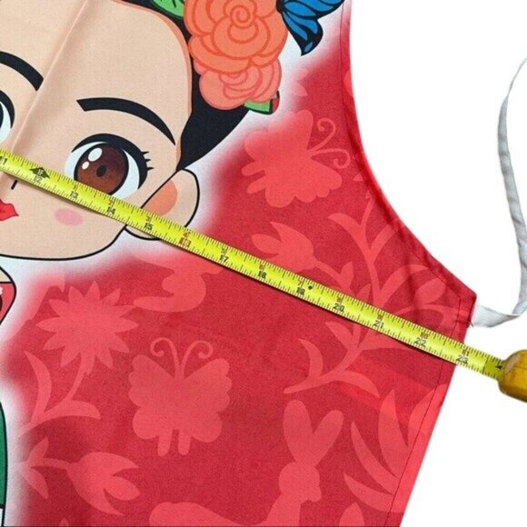 Mexican Artisan Apron multicolored classic halter and back straps MULTIPURPUSE - Picture 5 of 9